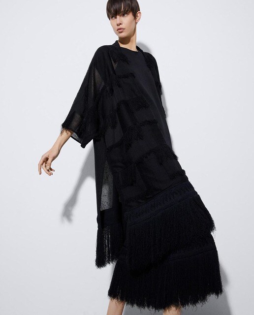 Chaqueta de mujer lisa en color negro · Adolfo Dominguez · El Corte Inglés