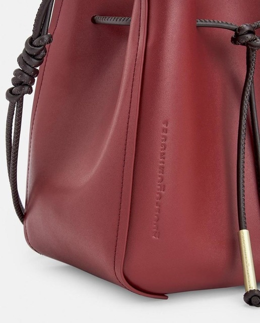 Bolso de hombro Adolfo Domínguez de piel en color granate · Adolfo  Dominguez · El Corte Inglés