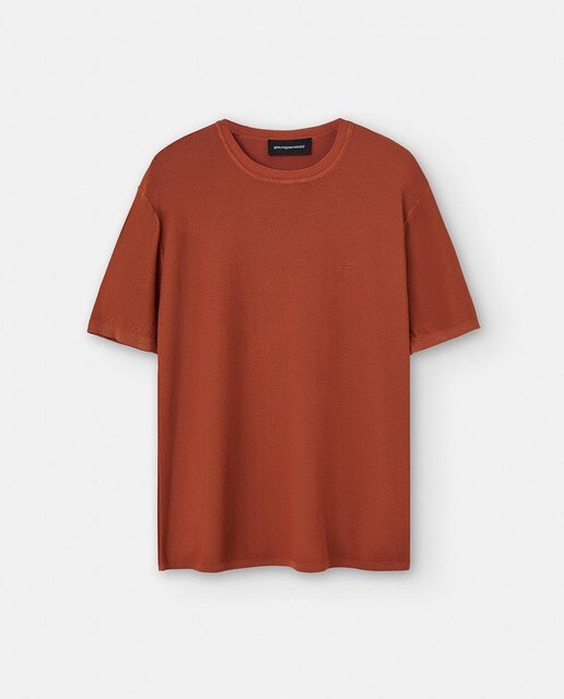 Camiseta de hombre en rojo de manga corta · Adolfo Dominguez · El Corte  Inglés