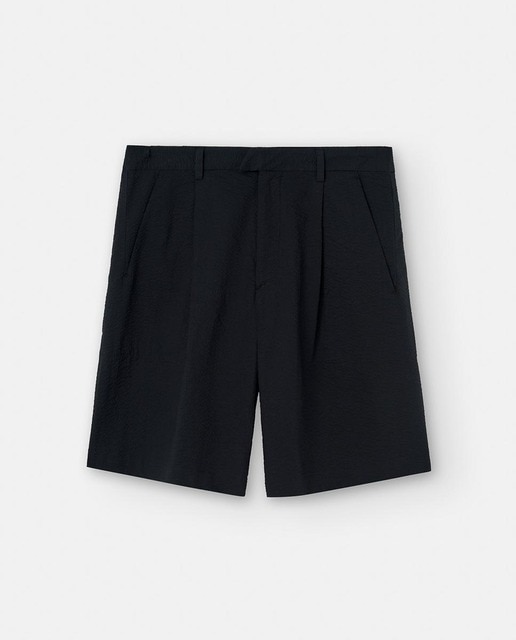 Bermuda de hombre lisa en color negro · Adolfo Dominguez · El Corte Inglés