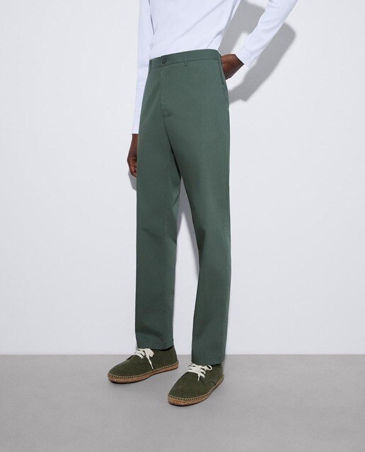 Hombre Adolfo Dominguez Pantalón Tobillero Elástico En Nylon Piedra |  Pantalones | IES PARE ARQUES