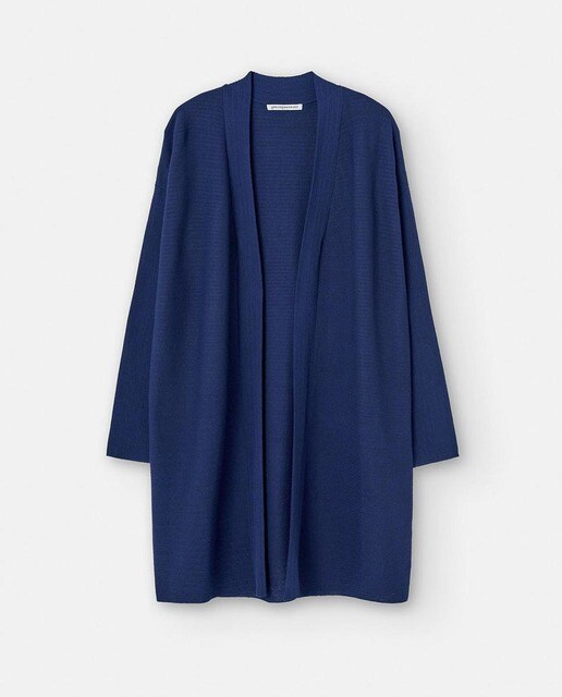 Chaqueta de mujer lisa en color azul · Adolfo Dominguez · El Corte Inglés
