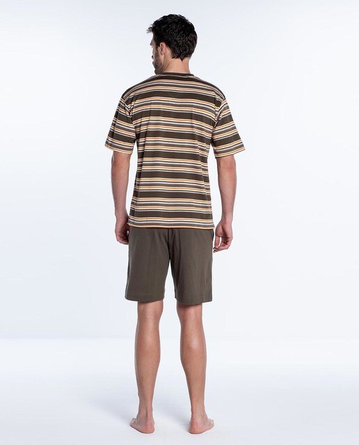 Pijama corto de hombre de punto en color kaki · Punto Blanco · El Corte  Inglés
