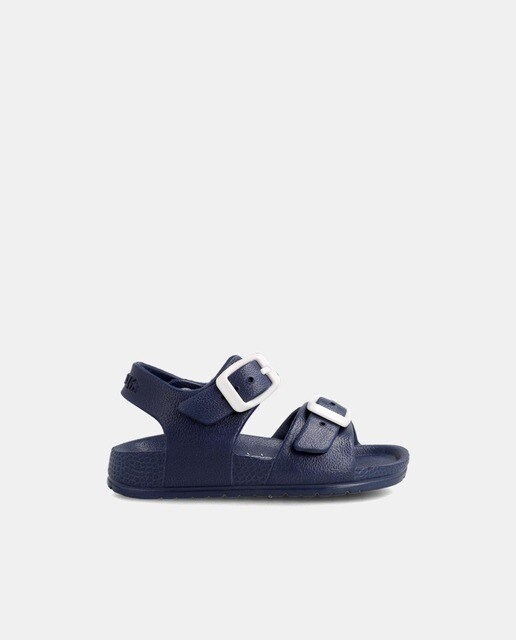 Sandalias de bebé niño con doble hebilla en azul marino · Garvalín · El Corte  Inglés