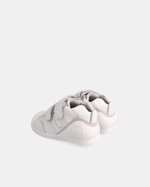 Zapatillas deportivas de bebé niña de piel en blanco · Biomecanics · El  Corte Inglés
