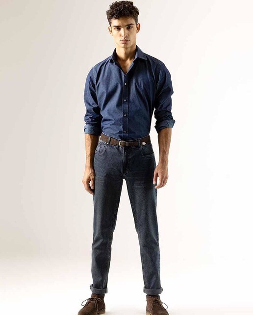 Vaquero de hombre de regular azul · PuroEgo · El Corte Inglés