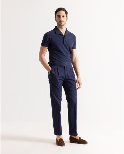 Pantalón de vestir de hombre regular azul · PuroEgo · El Corte Inglés