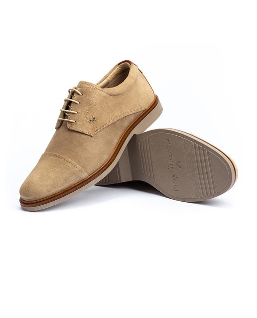 Zapatos de cordones de hombre de piel en color beige · Martinelli · El  Corte Inglés