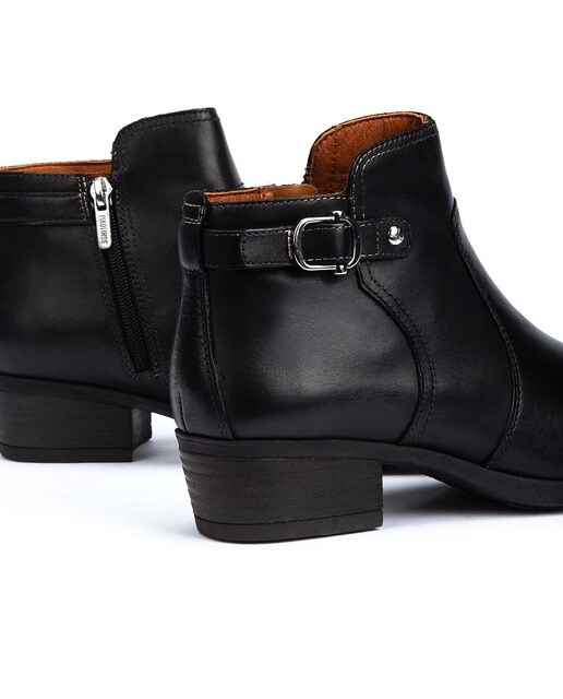 Botines de mujer Pikolinos de piel con cremallera en color negro · Pikolinos  · El Corte Inglés