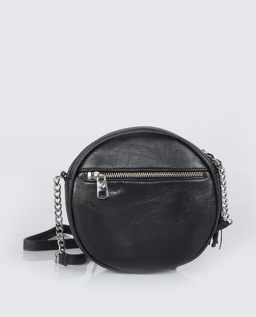 Bandolera de mujer Laura Valle de piel color negro · Laura Valle · El Corte  Inglés