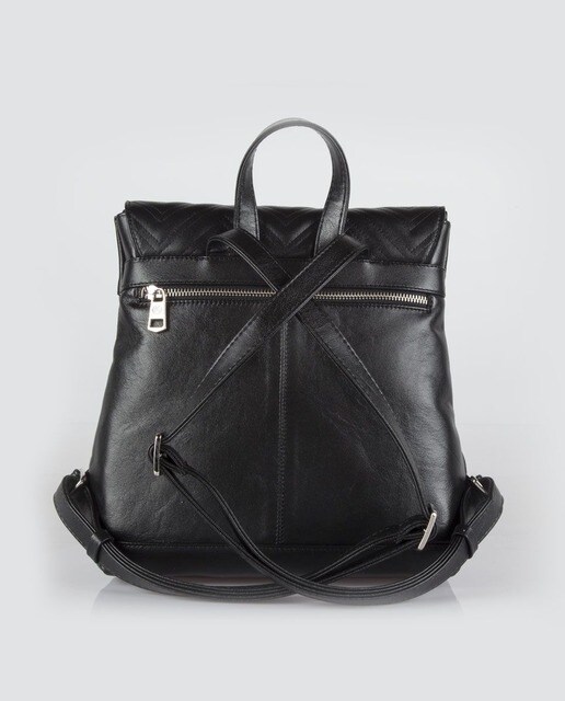 Mochila de mujer Laura Valle de piel color negro · Laura Valle · El Corte  Inglés