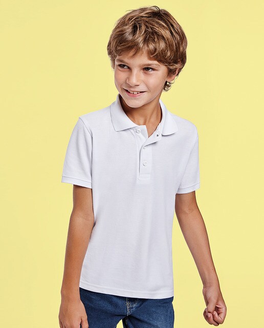 Polo de niño de algodón manga corta en color verde · ROLY · El Corte Inglés