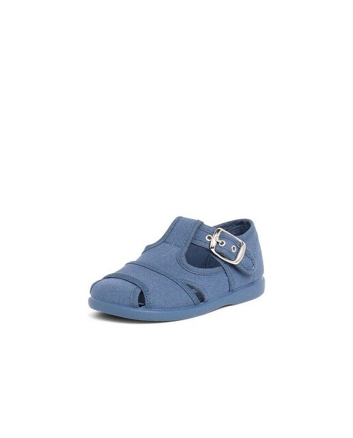 Sandalias de bebé niña tipo pepito en azul jeans · Pisamonas · El Corte  Inglés