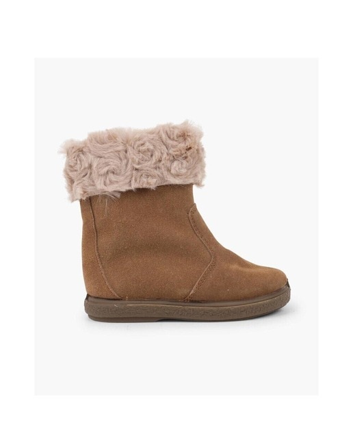 Botas de bebé niña de piel en topo · Pisamonas · El Corte Inglés