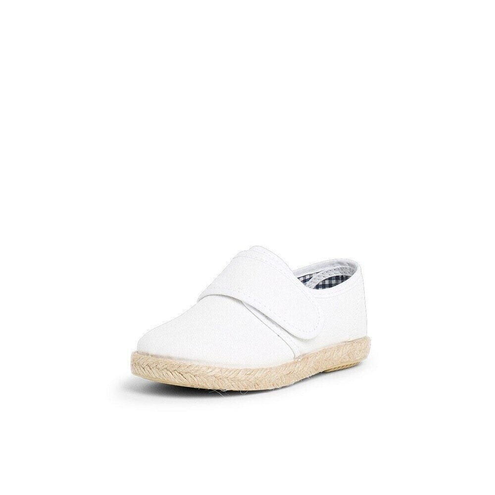 Sapatos estilo inglês de bebés com sola alpercatas em branco Branco-2