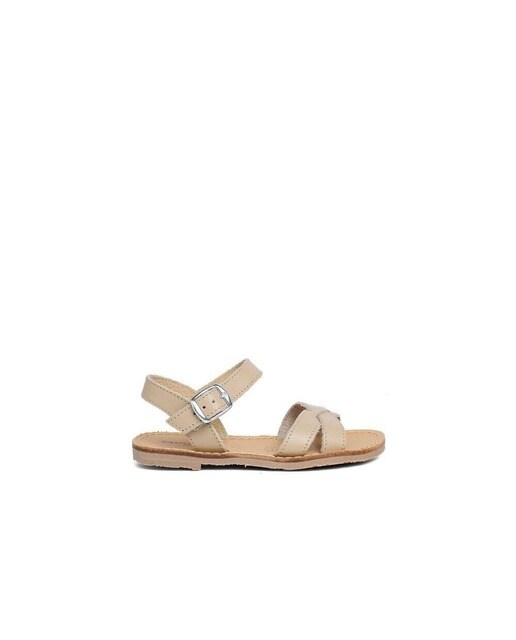 Sandalias de bebé niña de piel cruzada en arena · Pisamonas · El Corte  Inglés
