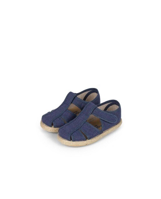 Sandalias de bebé niño suela alpargata en azul marino · Pisamonas · El  Corte Inglés