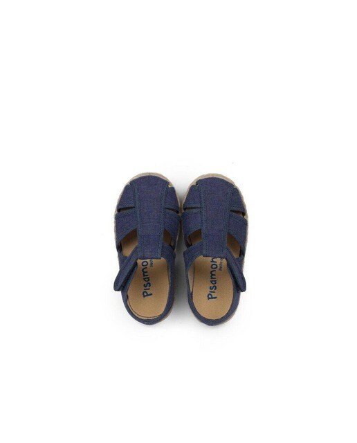 Sandalias de bebé niño suela alpargata en azul marino · Pisamonas · El  Corte Inglés