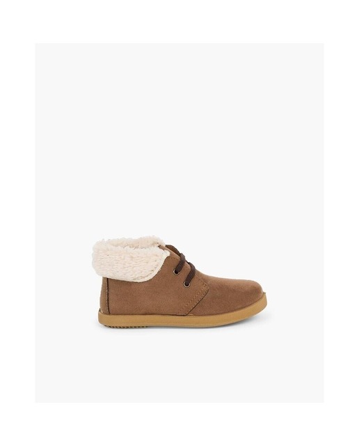 Botines de bebés en topo con cuello tipo borrego · Pisamonas · El Corte  Inglés