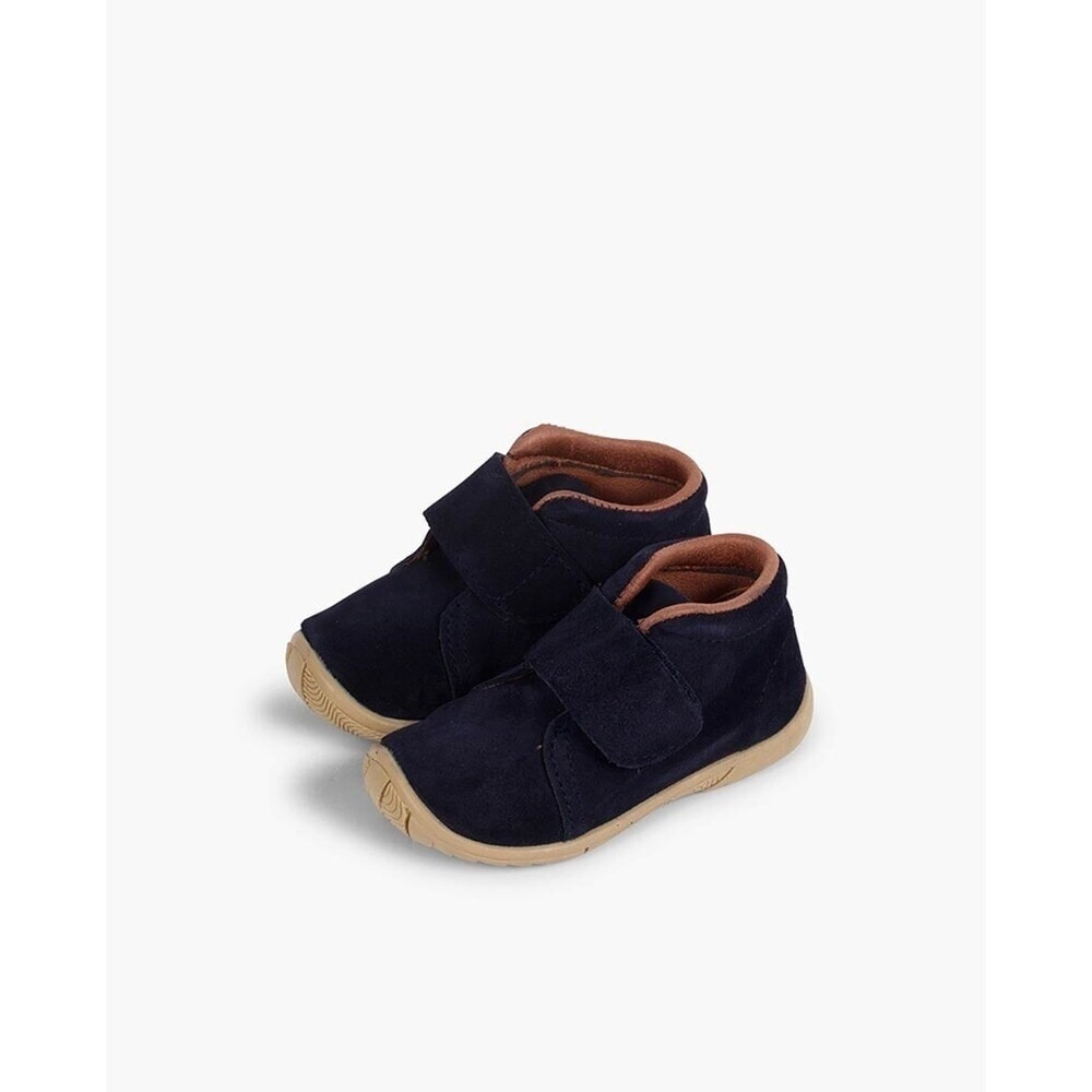 Botins de bebés de camurça em azul marinho Marinho-3