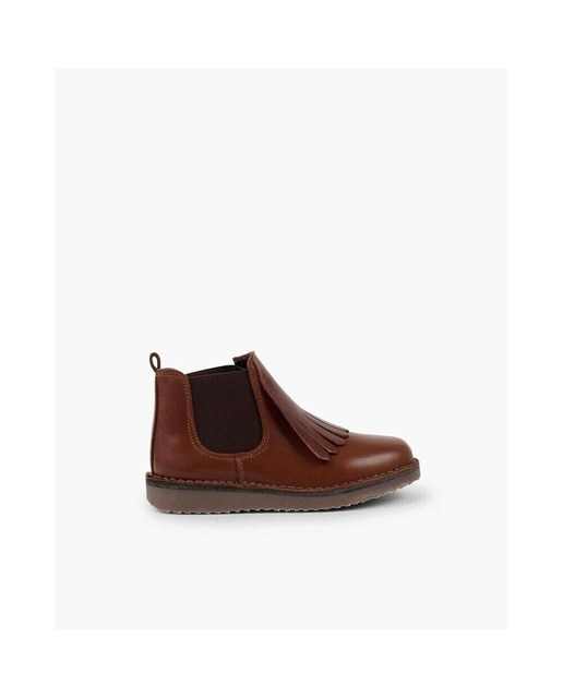 Botas de niño en marrón con flecos · Pisamonas · El Corte Inglés