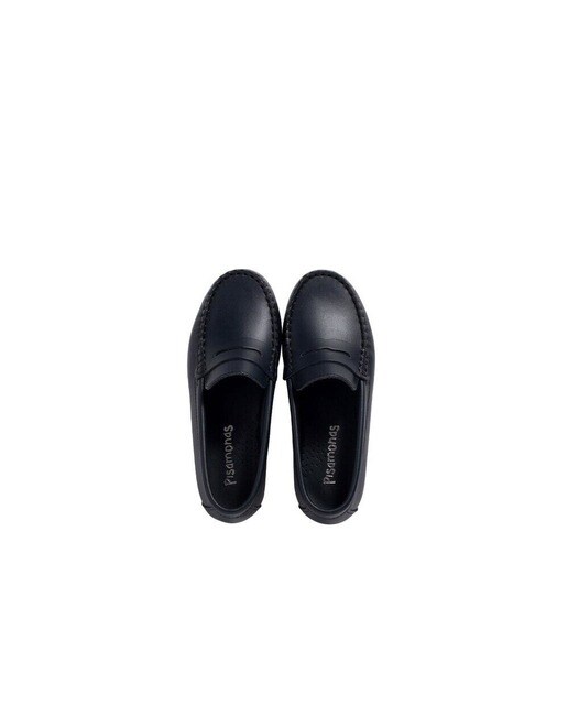 Mocasines de niño de piel en azul marino · Pisamonas · El Corte Inglés