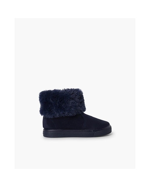 Botas de bebé niña con pelo en azul marino · Pisamonas · El Corte Inglés