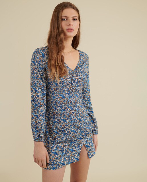 Vestido corto con estampado de flores · Brownie · El Corte Inglés