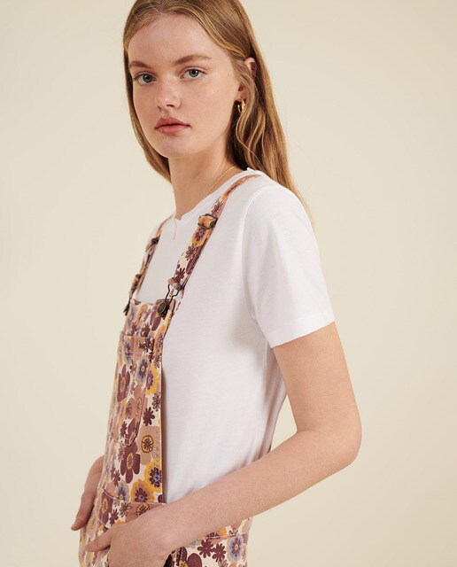 Peto de mujer largo con estampado de flores · Brownie · El Corte Inglés