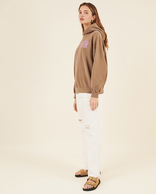 Sudadera de mujer con capucha y estampado en espalda · Brownie · El Corte  Inglés