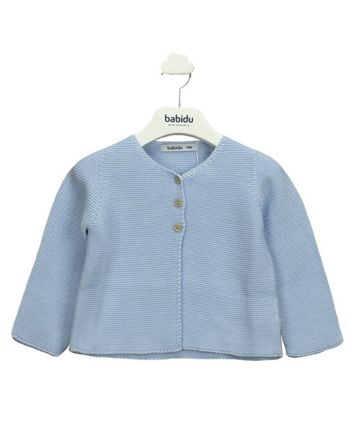 Chaqueta de bebé de cuello redondo de punto · BABIDÚ · El Corte Inglés