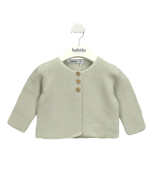 Chaqueta de bebé de cuello redondo de punto · BABIDÚ · El Corte Inglés