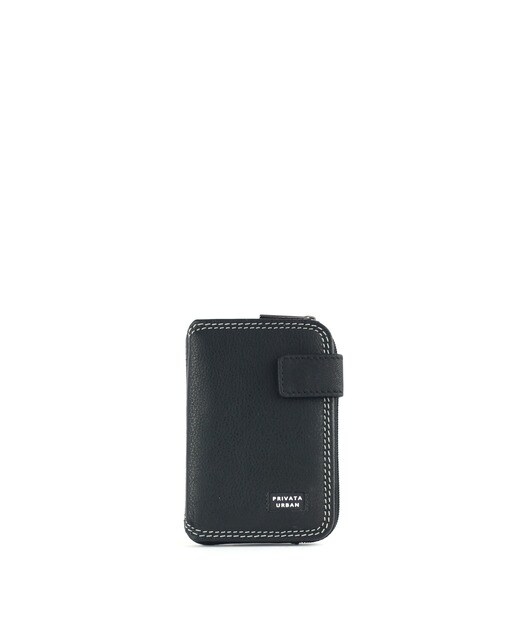 Cartera de hombre Privata en piel color negro · Privata · El Corte Inglés