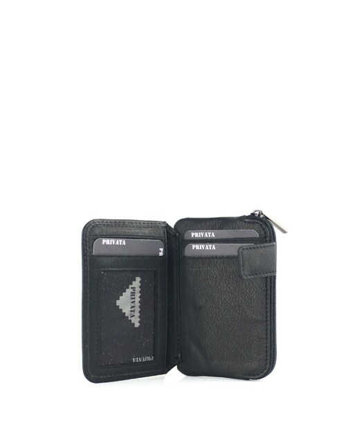 Cartera de hombre Privata en piel color negro · Privata · El Corte Inglés
