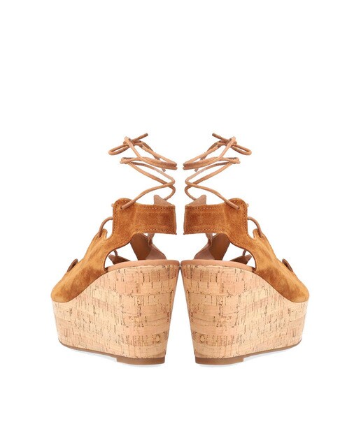 Sandalias de cuña de mujer de baby silk color marrón · Alpe · El Corte  Inglés