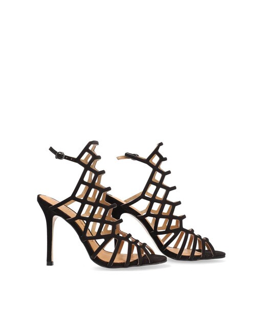 Sandalias de tacón de mujer de piel color negro · Alpe · El Corte Inglés