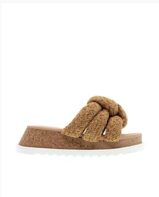 Sandalias de cuña de mujer abiertas en natural · Dombers · El Corte Inglés