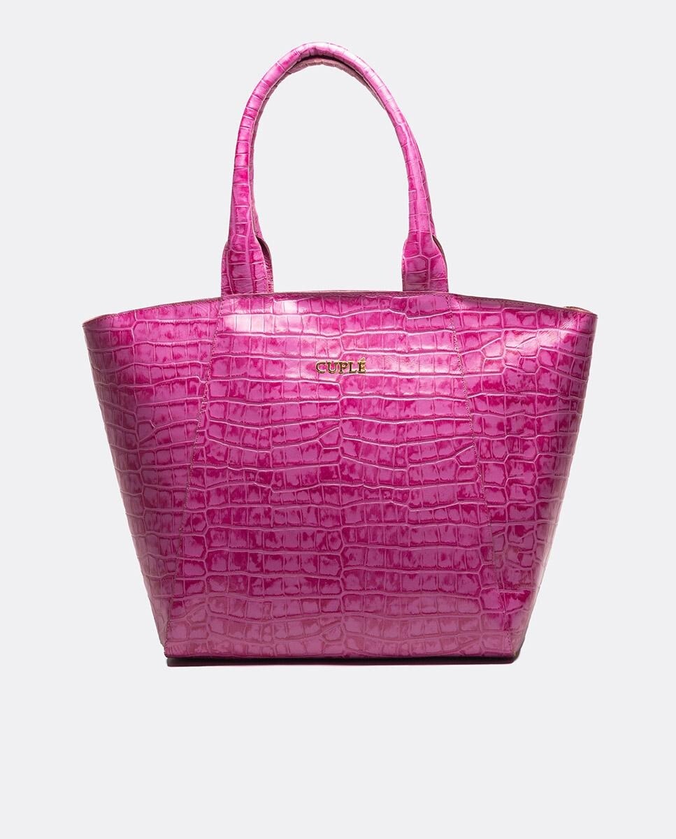 Bolso de mano Cuple de piel en morado · Cuplé · El Corte Inglés