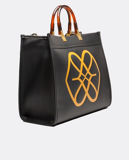 Bolso de mano Cuplé con dibujo en color negro · Cuplé · El Corte Inglés