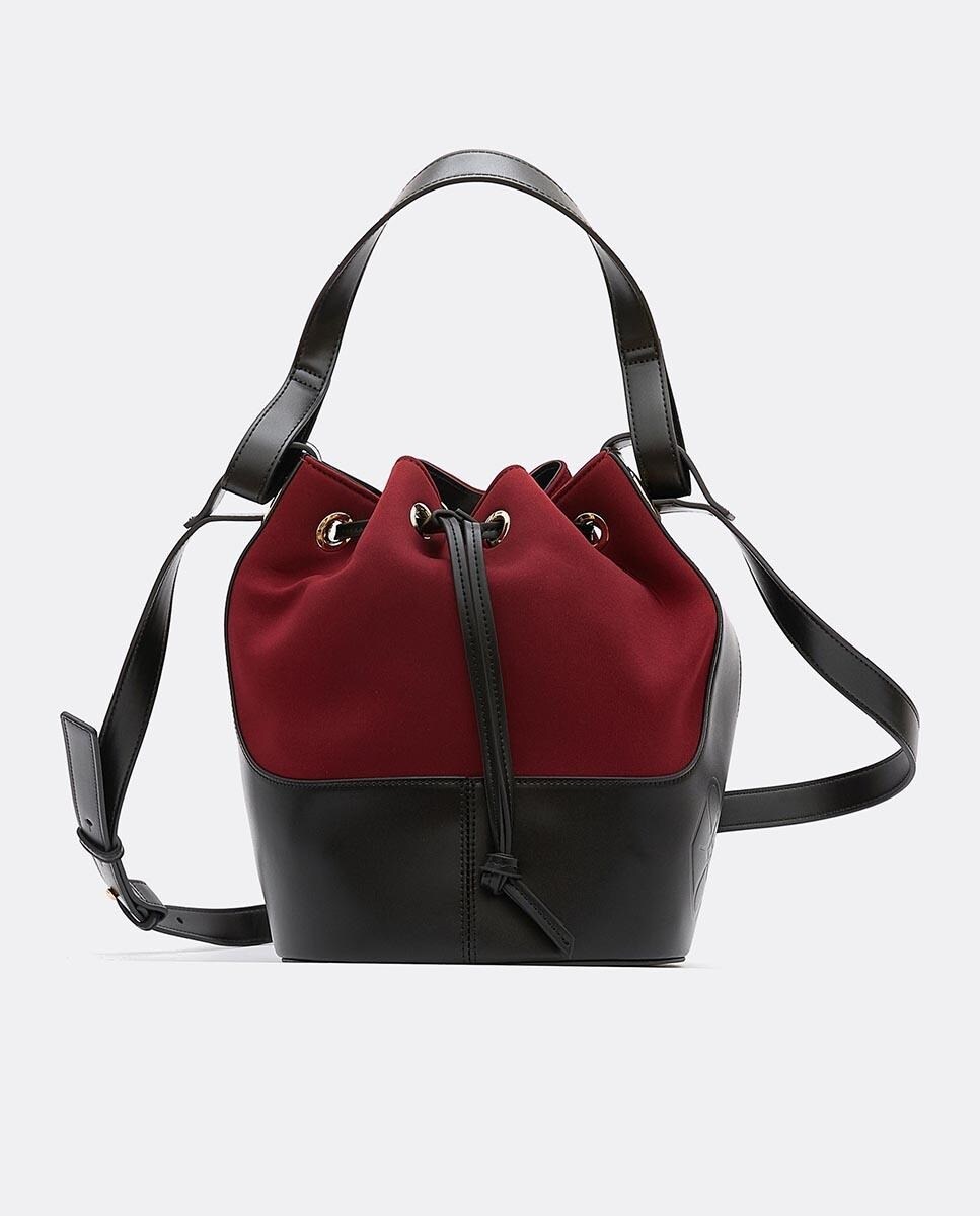 Bolso de hombro Cuplé estilo cubo en burdeos · Cuplé · El Corte Inglés