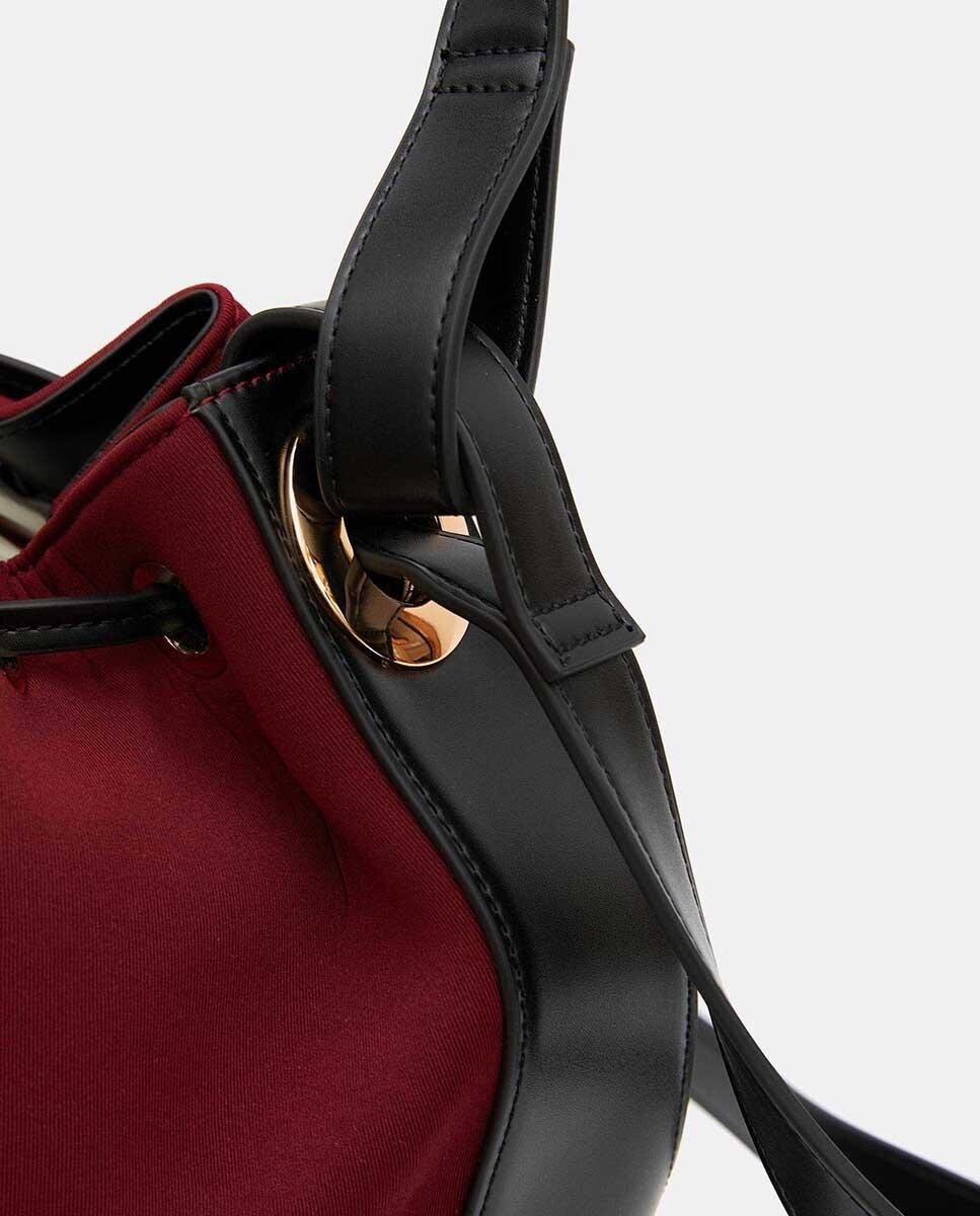 Bolso de hombro Cuplé estilo cubo en burdeos · Cuplé · El Corte Inglés