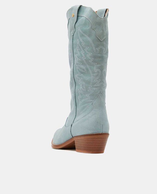 Botas de mujer cowboy de napa azul · Cuplé · El Corte Inglés