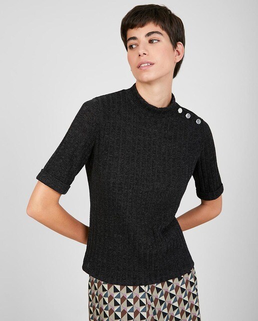 Jersey de mujer con botones en liso · Trucco · El Corte Inglés