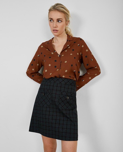Camisa de mujer de lunares con botones · Trucco · El Corte Inglés