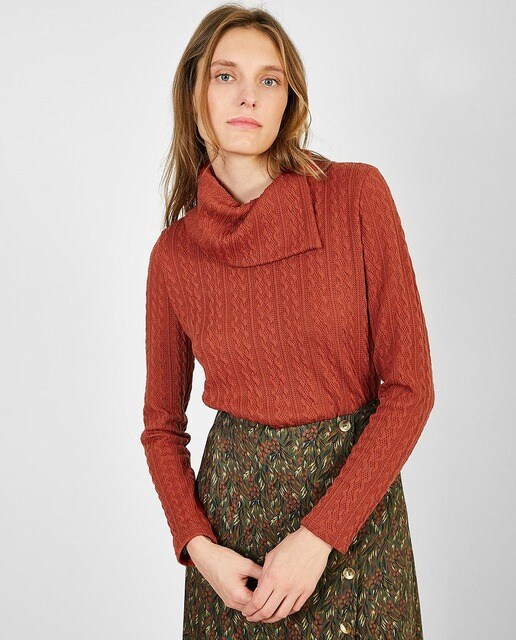 Jersey de mujer con cuello alto y manga larga · Trucco · El Corte Inglés