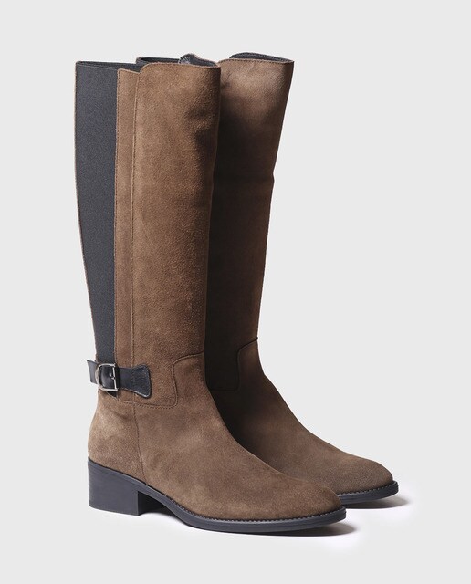 Botas de mujer de ante en color marrón · Toni Pons · El Corte Inglés