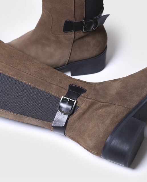 Botas de mujer de ante en color marrón · Toni Pons · El Corte Inglés