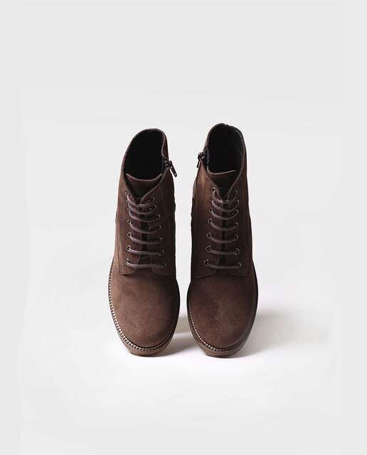 Botines de mujer de piel serraje en color marrón · Toni Pons · El Corte  Inglés