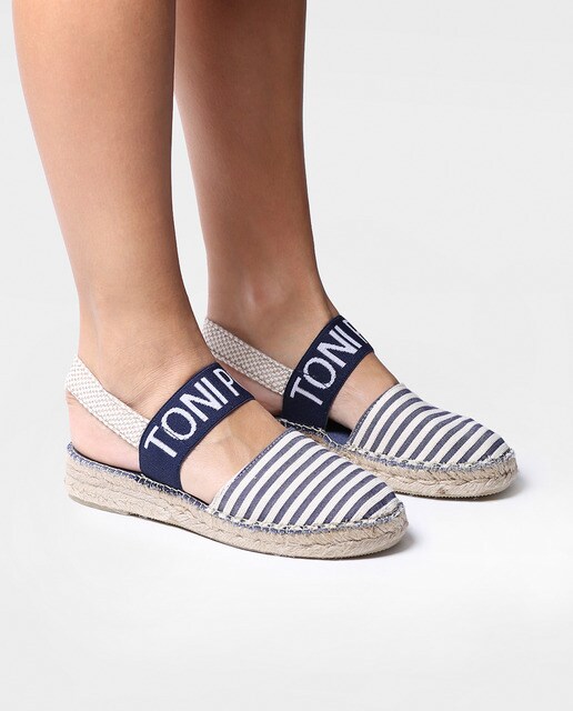 Alpargatas de cuña de mujer Toni Pons de tela en color azul · Toni Pons ·  El Corte Inglés