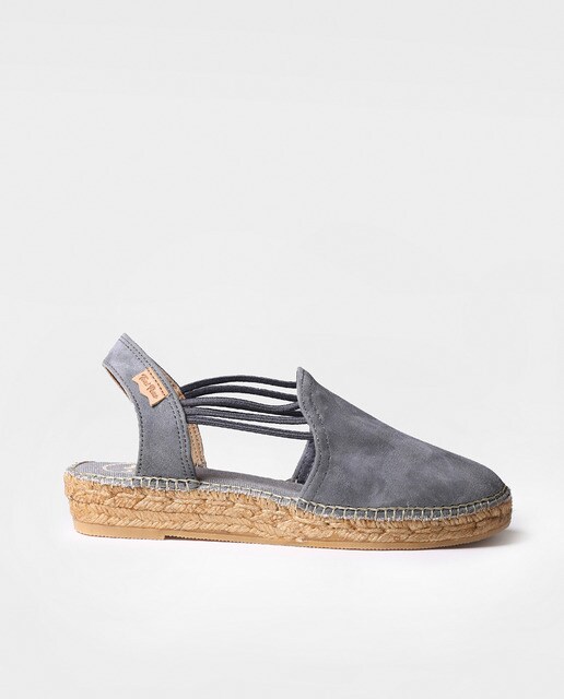 Alpargatas de cuña de mujer Toni Pons de ante en color gris · Toni Pons ·  El Corte Inglés
